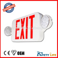 LITHONIA Combinación LED EXIT / Luz de emergencia, Rotulación roja, 120 / 277V